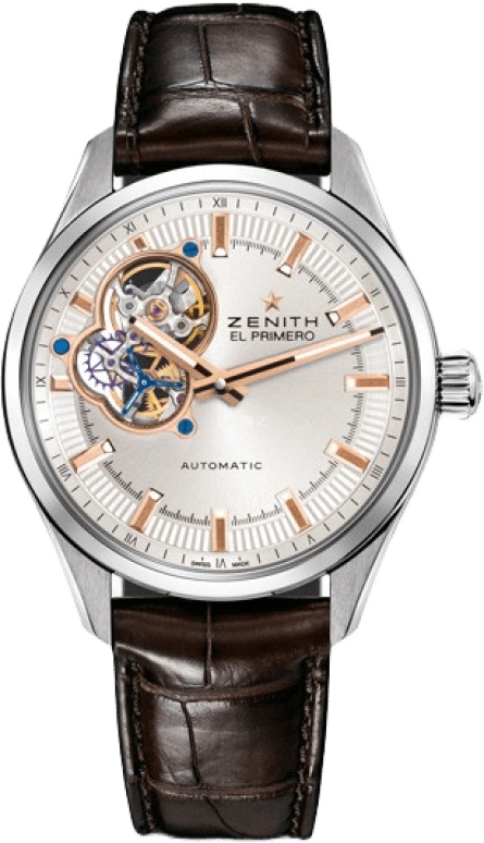 Zenith,El Primero 40mm,40mm,Stainless Steel,Black,Automatic,50hours,In-house Caliber,03,03.2170.4613/01.C713