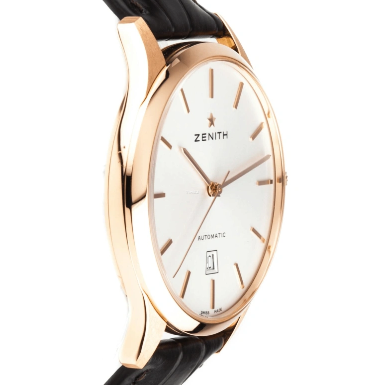Zenith,Elite 40mm,40mm,Rose Gold,White,Automatic,Day,In-house Caliber,18,18.2020.3001/01.C498