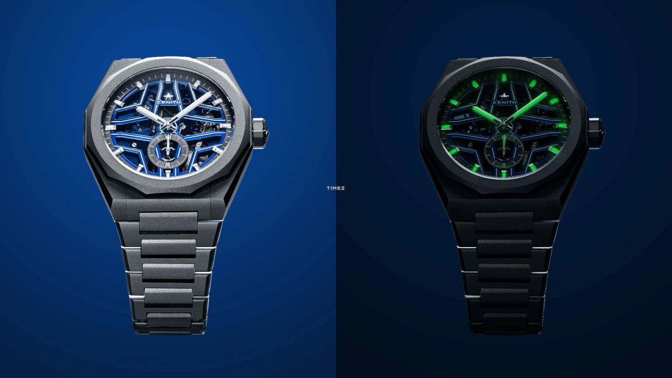 Zenith,Defy 41mm,41mm,Titanium,Blue,Skeleton,Automatic,60hours,In-house Caliber,97,97.9300.3620/79.I001