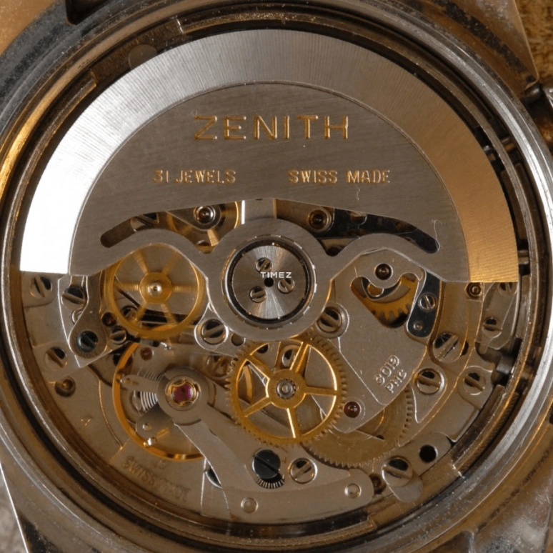Zenith,Icons 38mm,38mm,Stainless Steel,Blue,Automatic,Chronograph,Day,01,01.0140.415