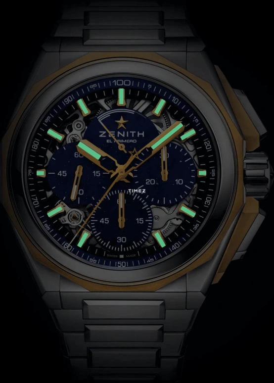 Zenith,Defy Extreme 45mm,45mm,Yellow Gold,Stainless Steel,Blue,Automatic,Chronograph,In-house Caliber,06,06.9200.9004/51.I001