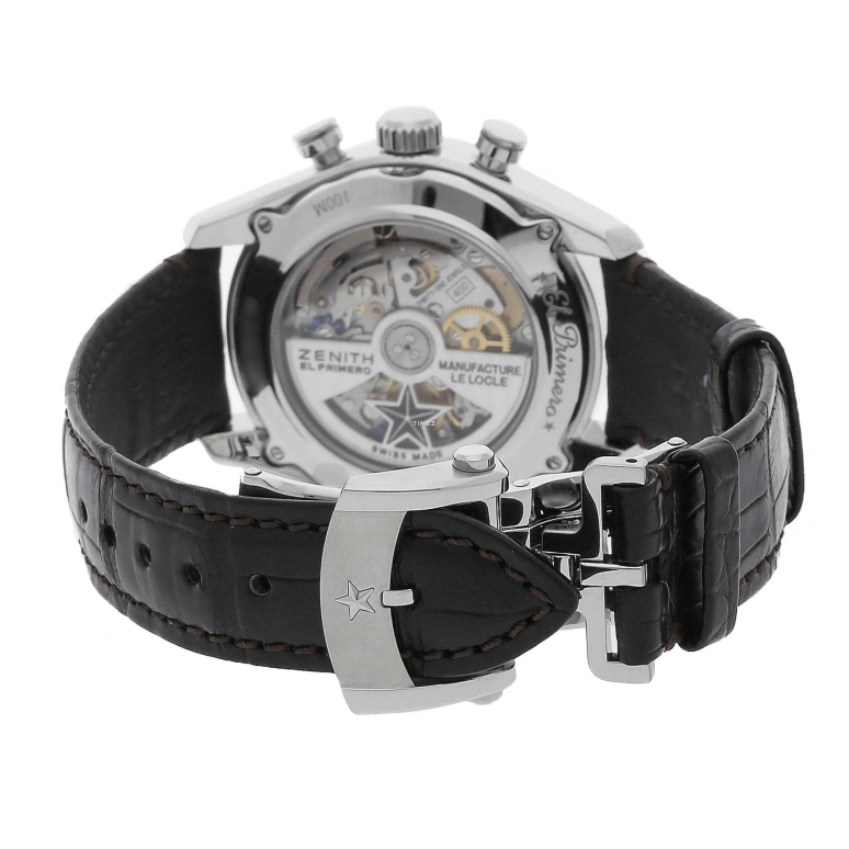 Zenith,El Primero 38mm,38mm,Stainless Steel,Silver,Automatic,Chronograph,Day,03,03.2150.400/69.C713