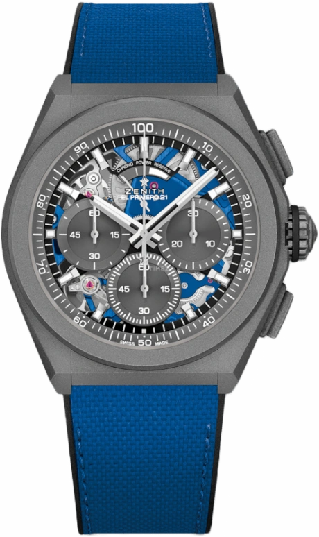 Zenith,Defy 44mm,44mm,Titanium,Skeleton,Automatic,Chronograph,Day,Power Reserve Indicator,97,97.9001.9004/81.R946
