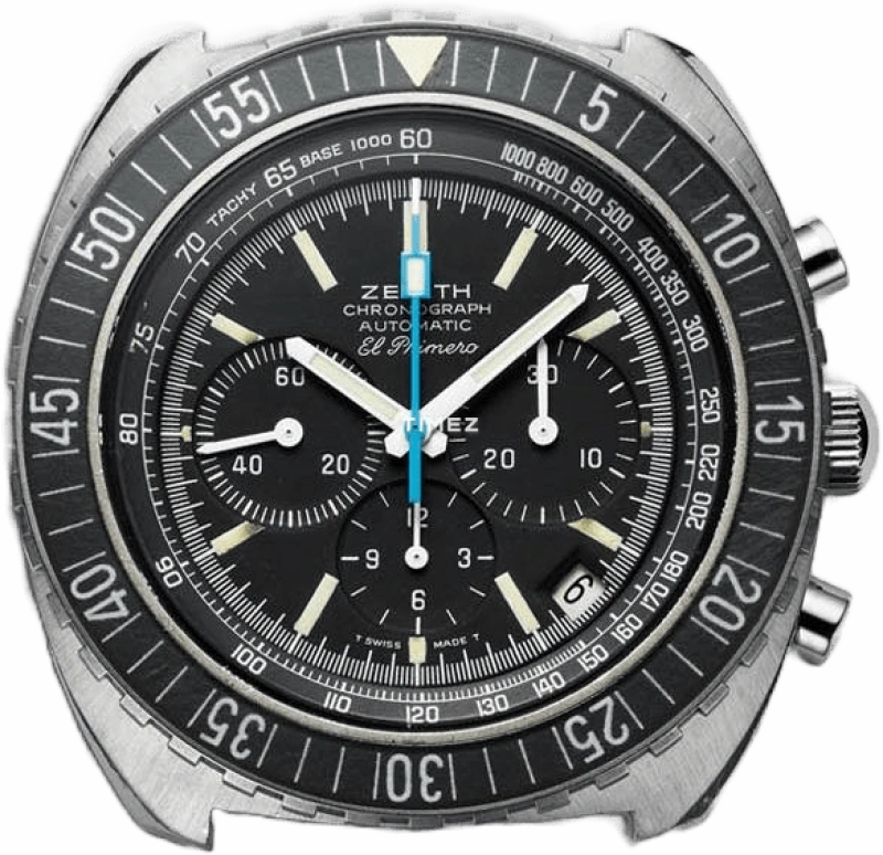 Zenith,Icons 44mm,44mm,Stainless Steel,Black,Automatic,Chronograph,Day,Flyback,01,01.0230.415