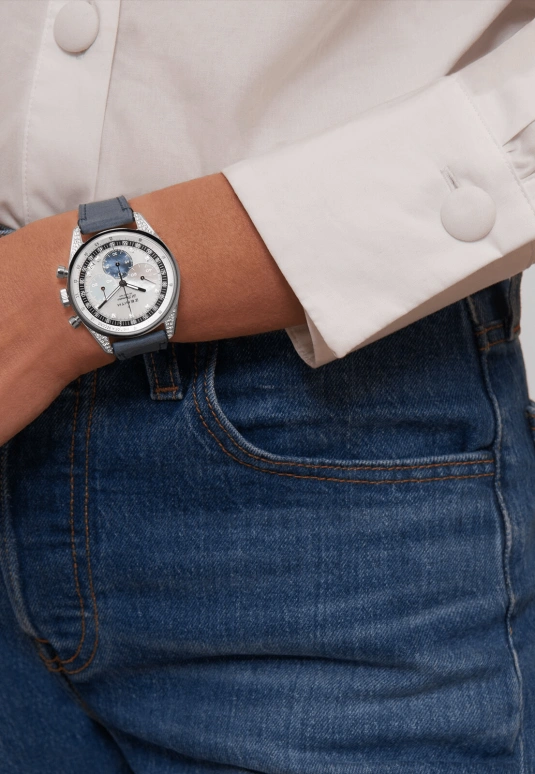 Zenith,Chronomaster 38mm,38mm,Stainless Steel,White,Blue,Grey,Automatic,Chronograph,Day,16,16.3200.3600/02.C907