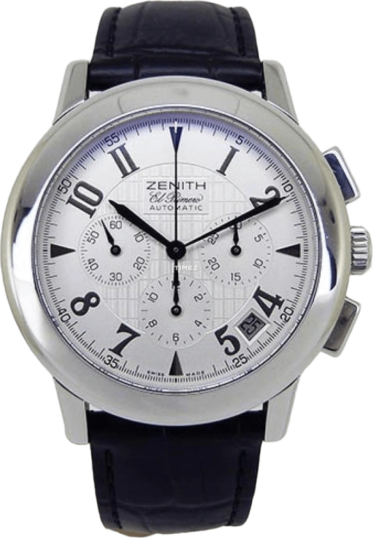 Zenith,Other 40mm,40mm,Stainless Steel,White,Automatic,Chronograph,Day,01,01.0451.400/02