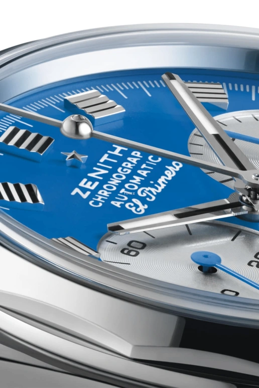 Zenith,Defy 37mm,37mm,Stainless Steel,Blue,Automatic,Chronograph,Day,03,03.A780.400/19.M3642