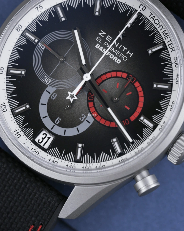 Zenith,El Primero 42mm,42mm,Stainless Steel,Brown,Automatic,Chronograph,Day,03,03.2082.400/02.R830